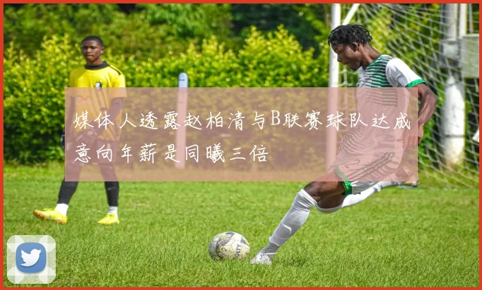 媒体人透露赵柏清与B联赛球队达成意向年薪是同曦三倍